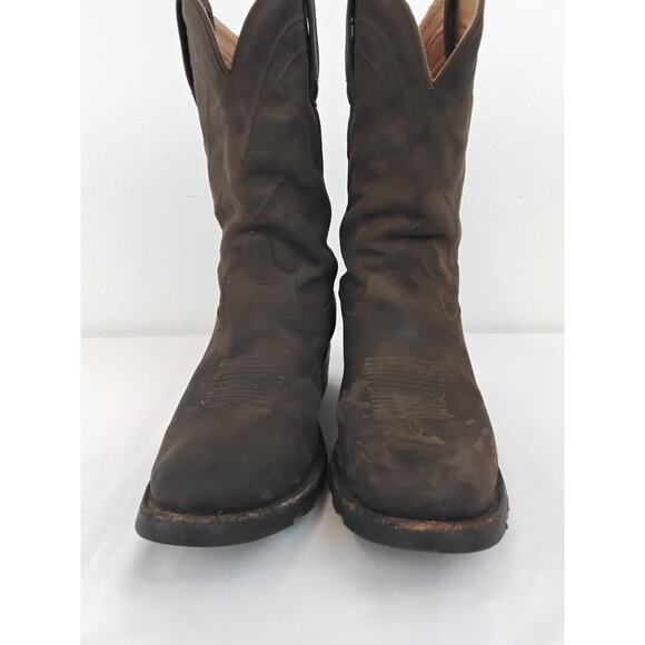 Tecovas Ranch Wear Cowboy Boots Men\'s 13 EE Dark Brown \